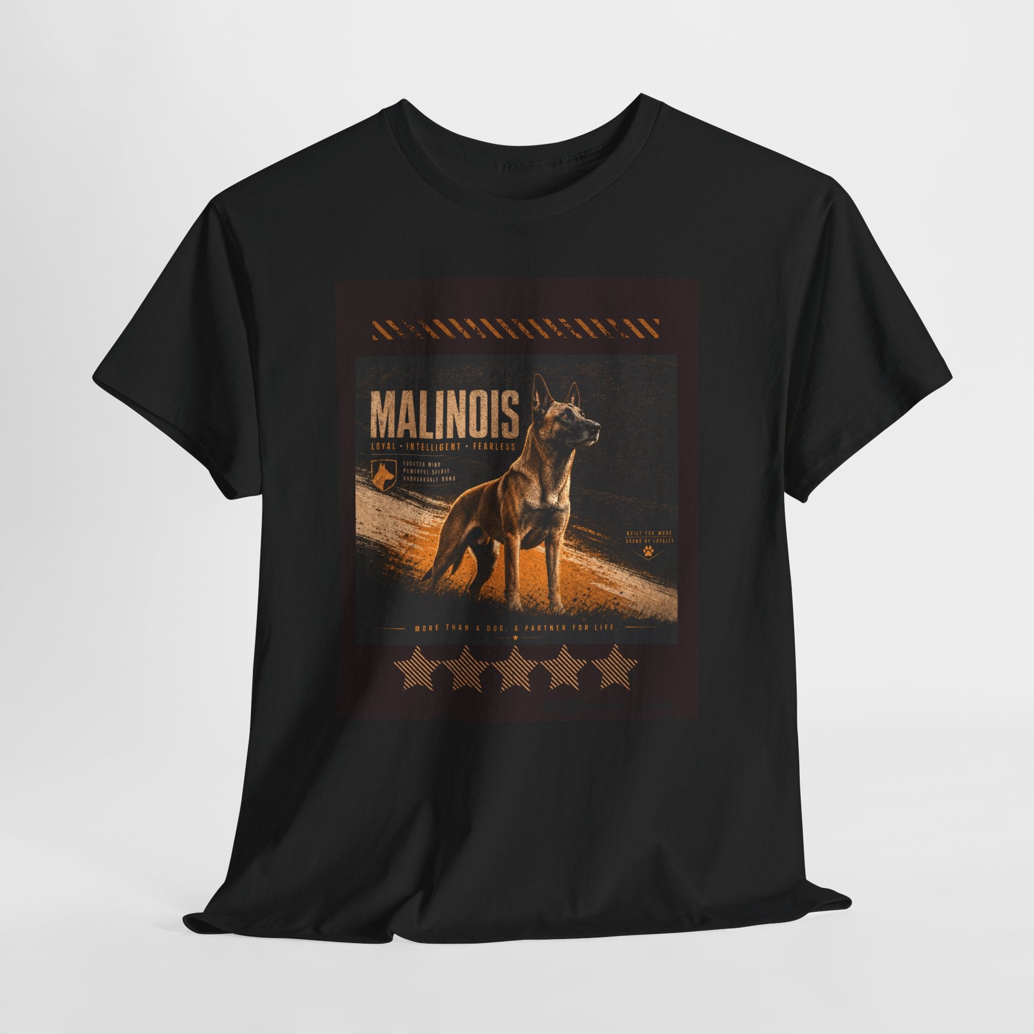 Malinois Dog Tee — Vintage Belgian Malinois Graphic T-Shirt