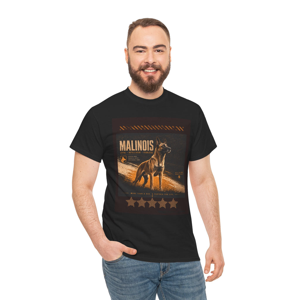 Malinois Dog Tee — Vintage Belgian Malinois Graphic T-Shirt