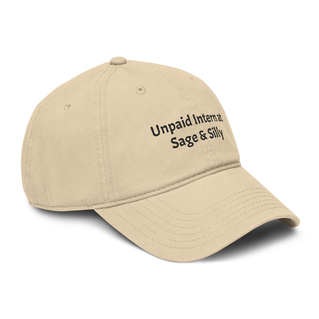 Unpaid Intern at Sage & Silly Funny Dog Lover Cap