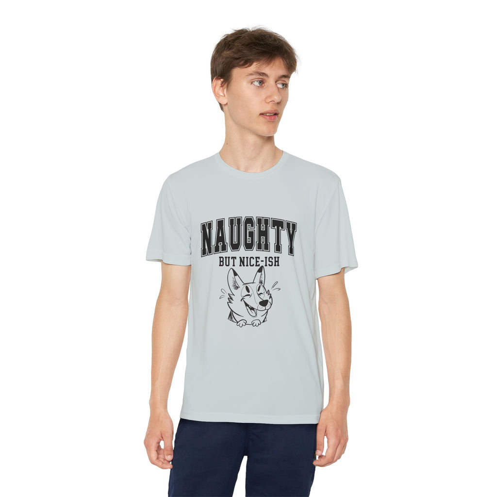 Youth Tee - "Naughty But Nice-ish" Graphic Shirt