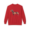 Floral Dachshund Crewneck Sweatshirt