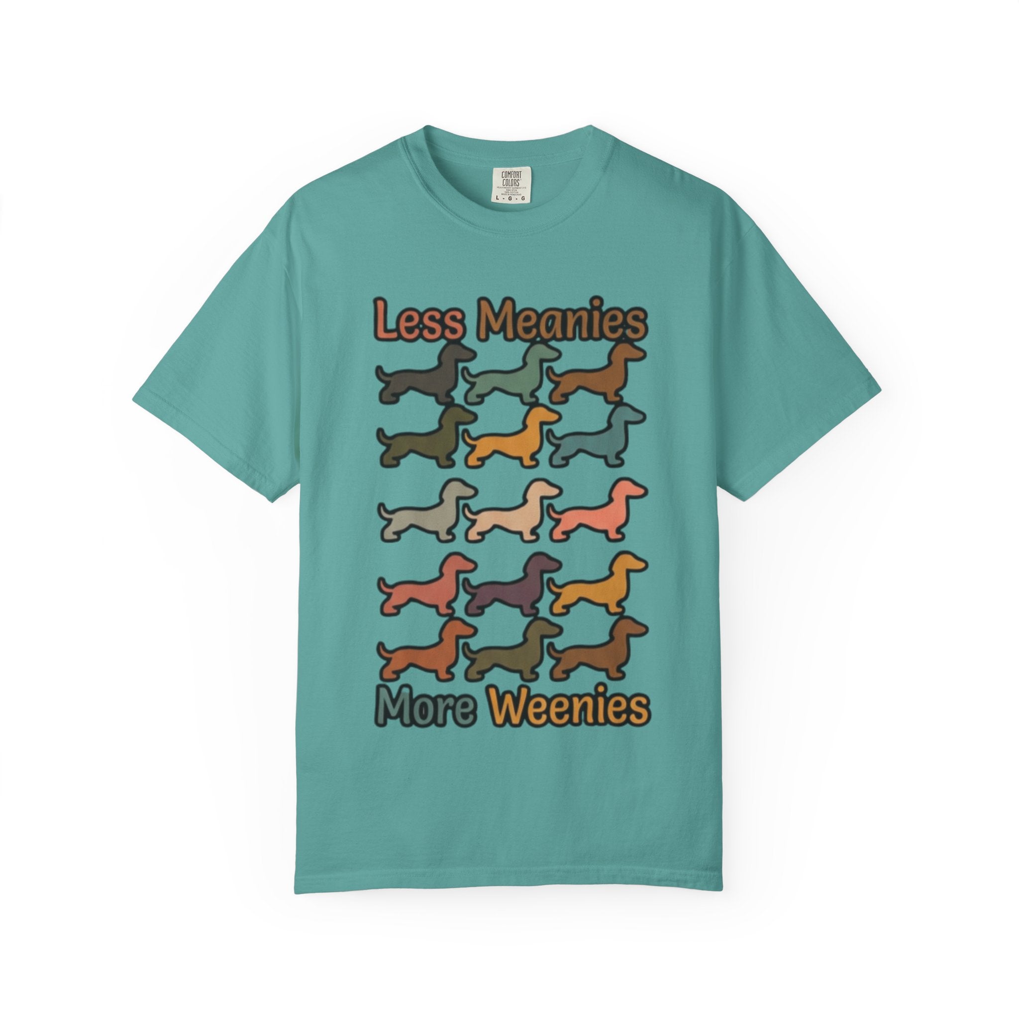 Less Meanies More Weenies Dachshund T-Shirt