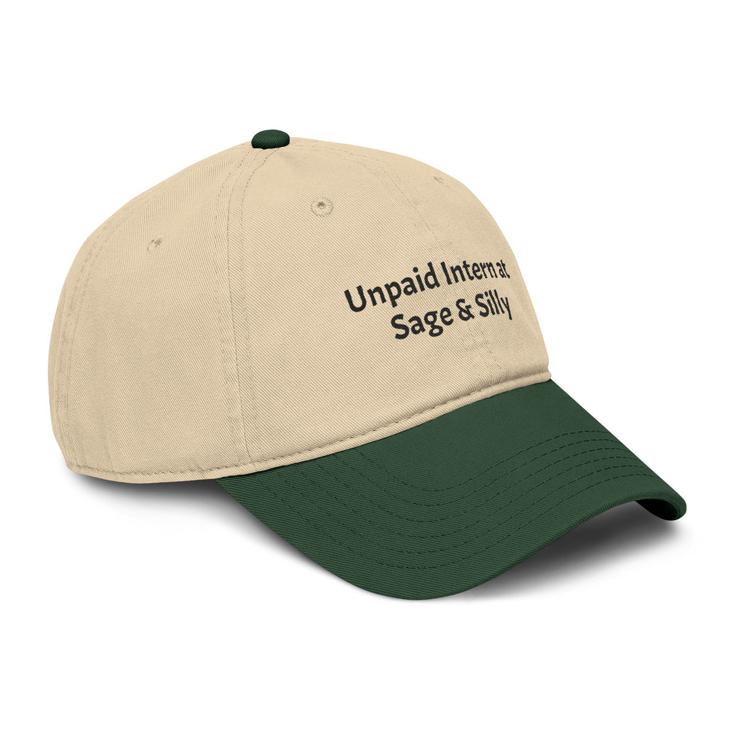 Unpaid Intern at Sage & Silly Funny Dog Lover Cap