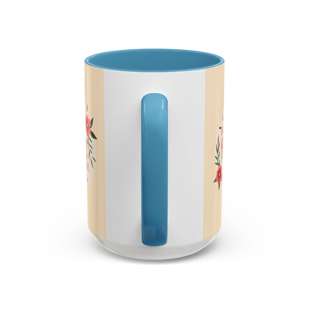 Best Mom Ever Coffee Mug — Cute Dachshund with Tulips