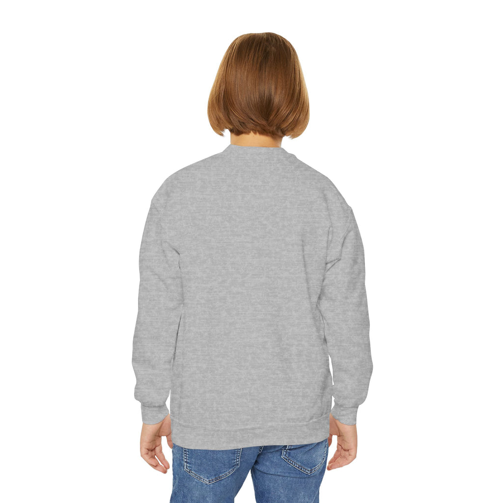 Youth Sweatshirt — "Oh No!" Surprised Dog Cartoon Graphic Crewneck