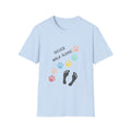 Never Walk Alone Paw & Footprint T-Shirt