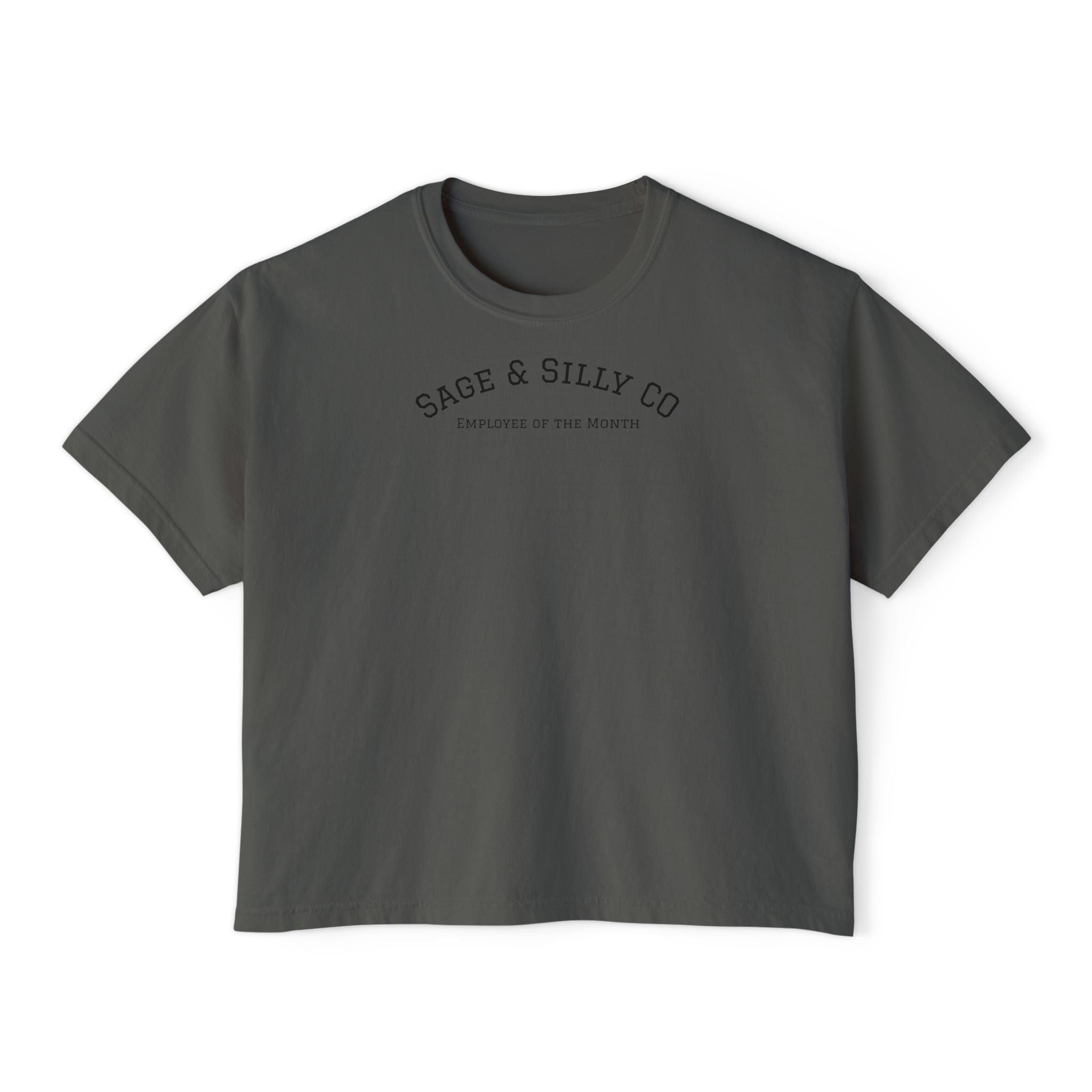 "I Survived Another Meeting That Should Have Been a Walk" | Dog Graphic Boxy Cropped Tee