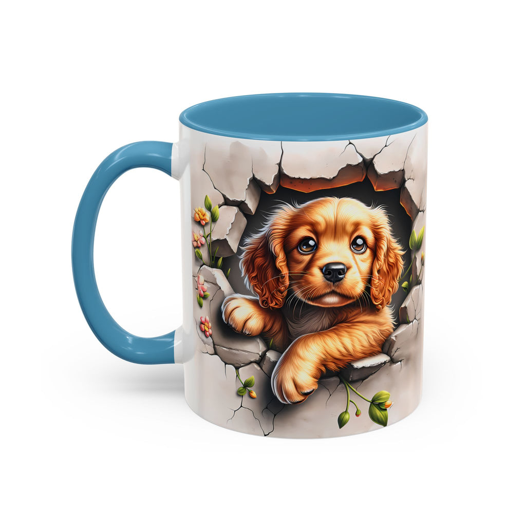 Cocker Spaniel Puppy Coffee Mug — Cute Accent Mug
