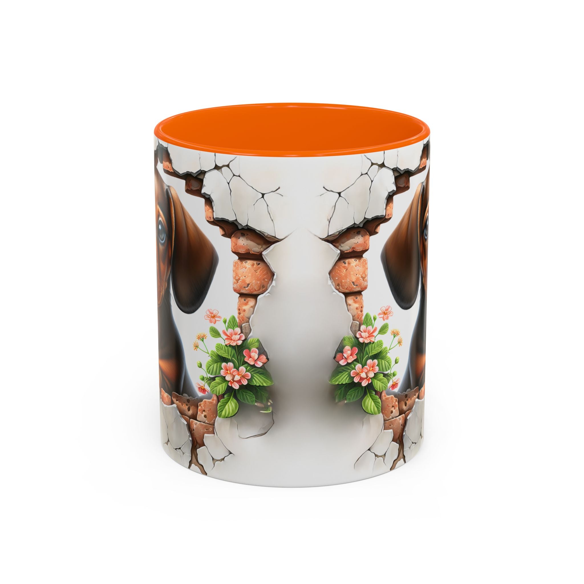Dachshund Peek-A-Boo Coffee Mug — Cute Puppy Dog Gift