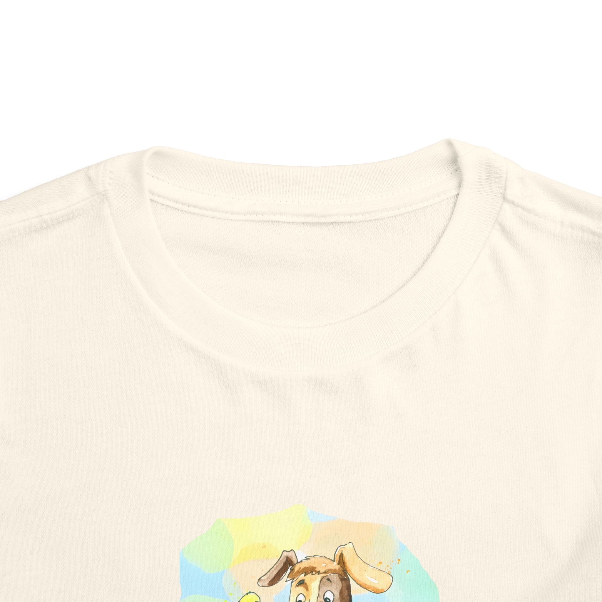 Toddler Tee — Cute Puppy & Kitten Watercolor Kids Shirt