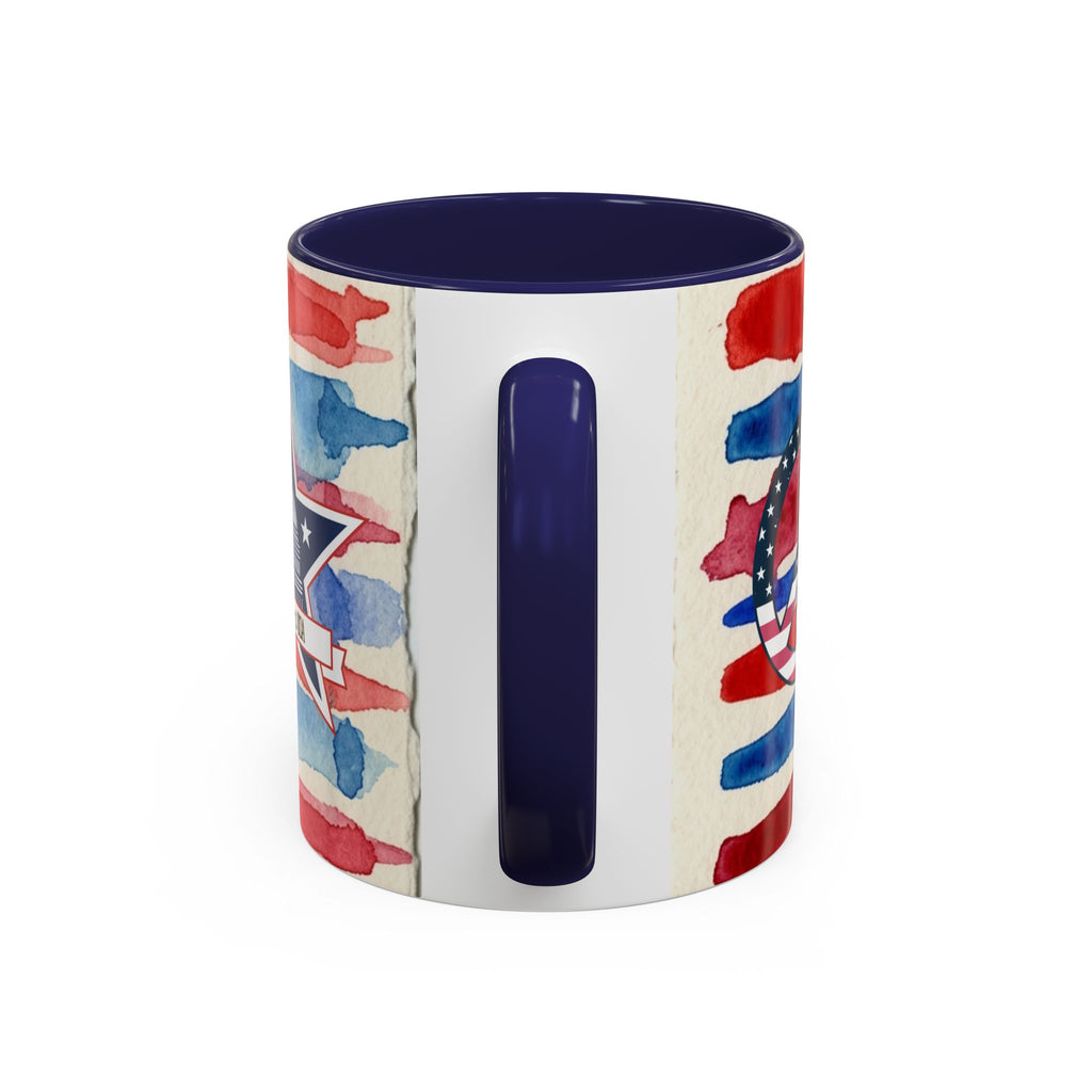 Independence Day Husky Coffee Mug — Happy 4th of July Patriotic Accent Mug (11/15oz)