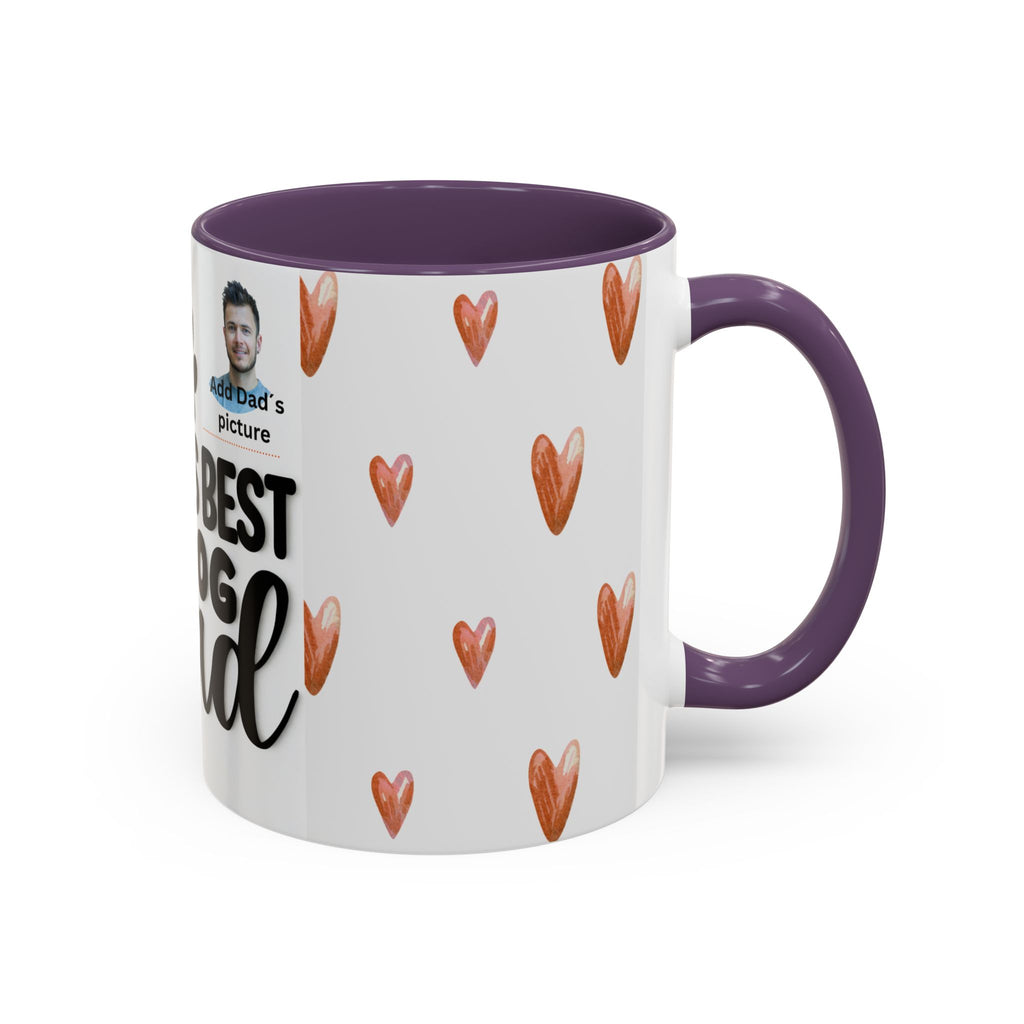 Personalised "World's Best Dog Dad" Coffee Mug — Custom Pet & Owner Photo