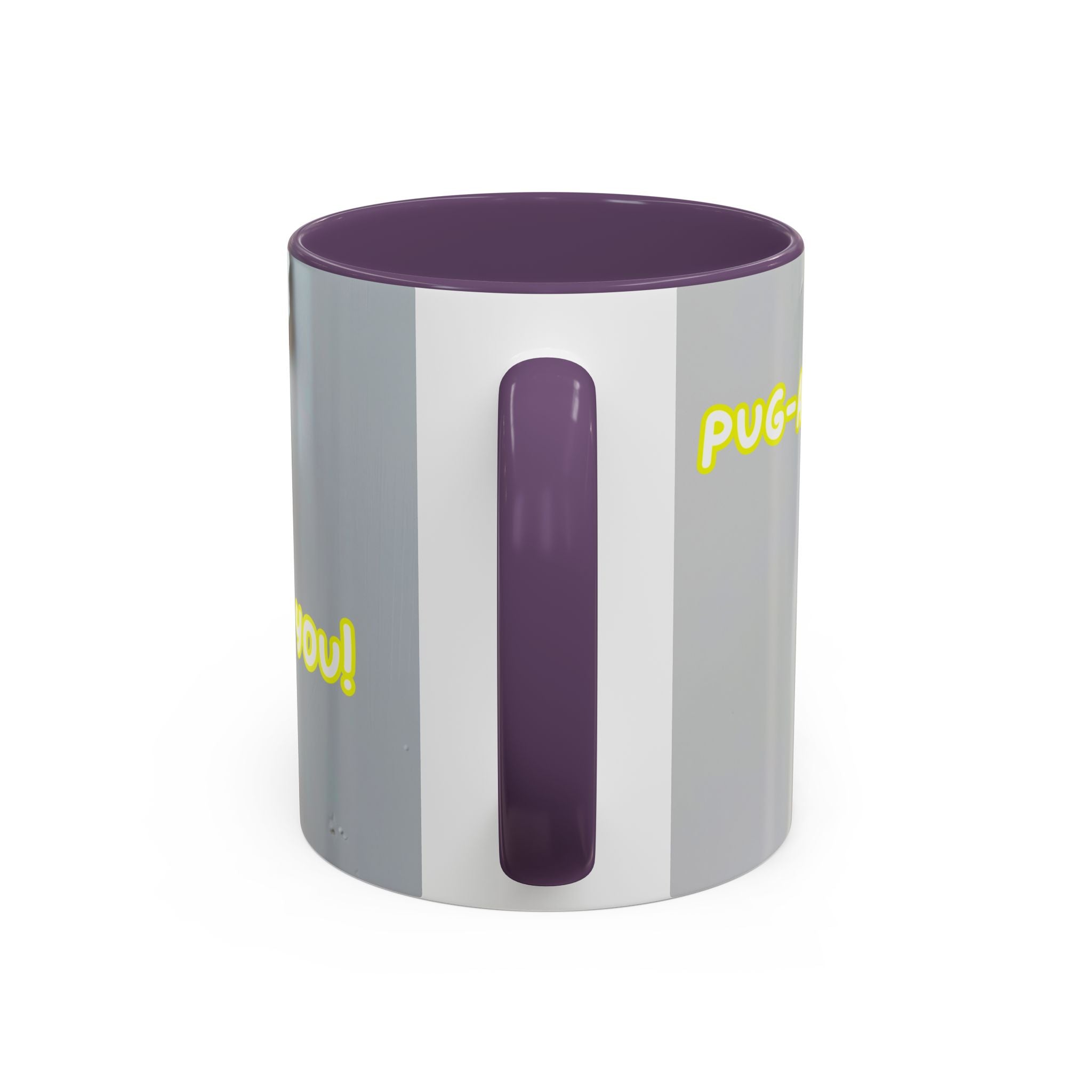 Pug “I See You!” Accent Coffee Mug — Cute Dog Lover Gift (11/15 oz)