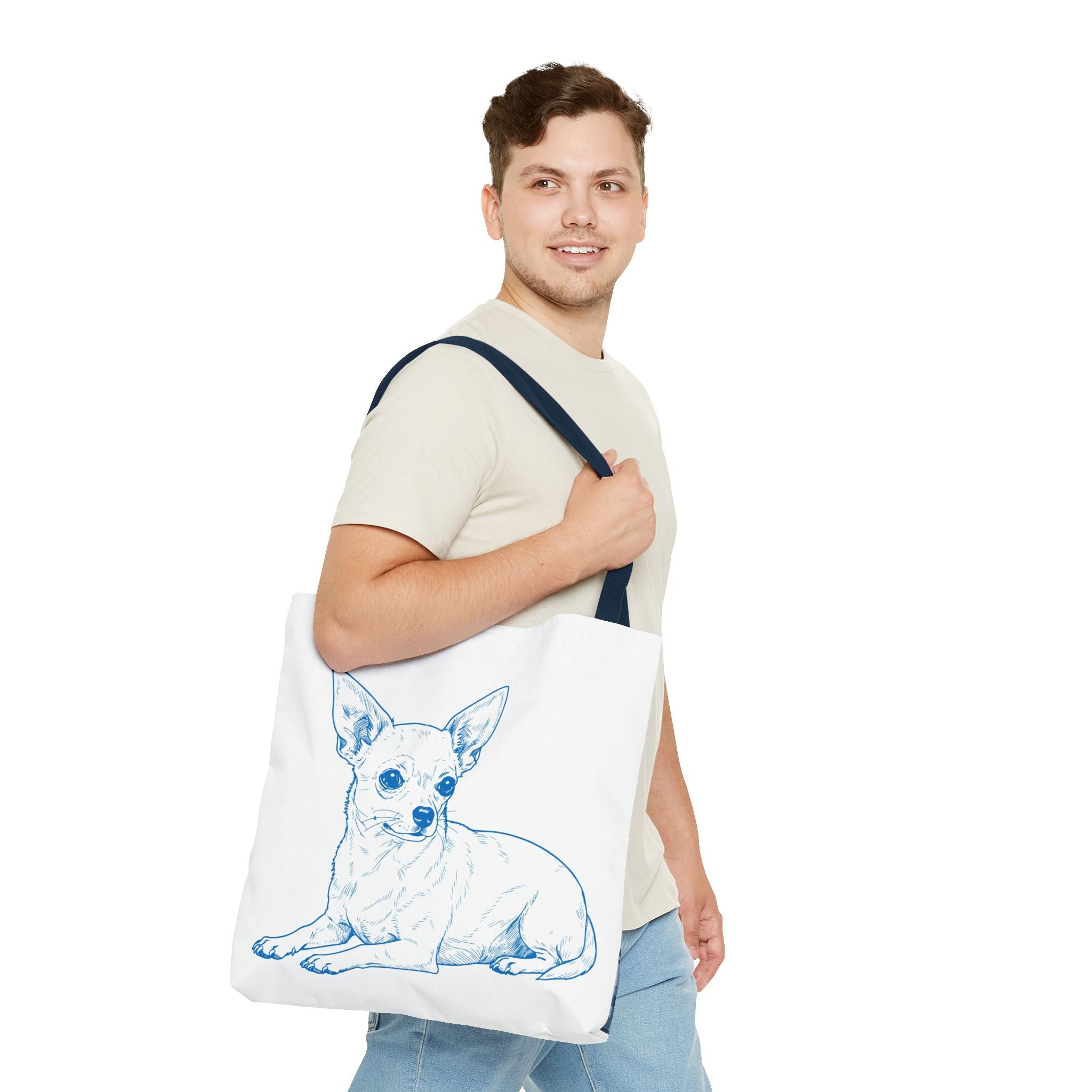 Chihuahua Dog Tote Bag — Cute Dog Lover Printed Tote