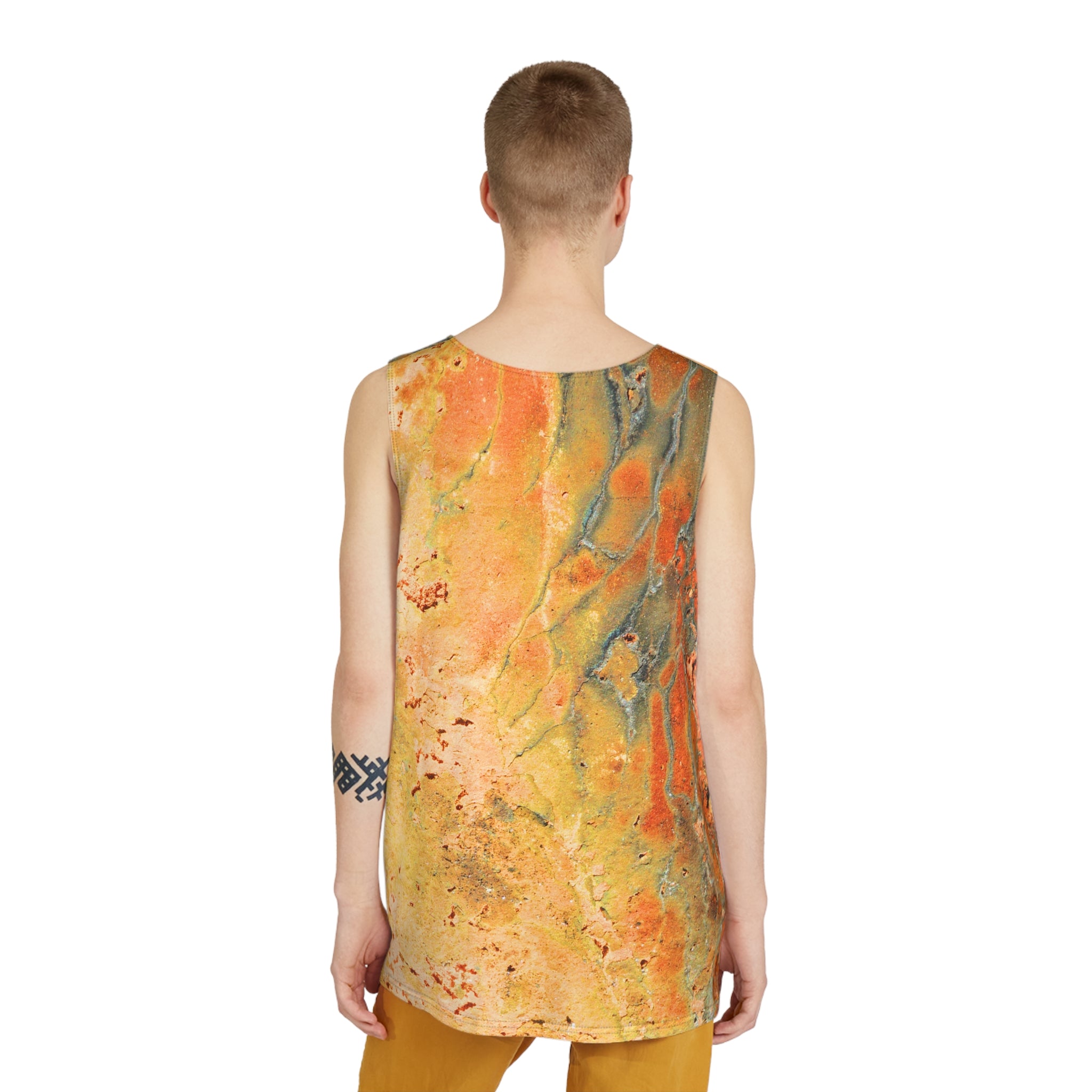Rockstar Dachshund Tank Top — All-Over Print Men's Tank