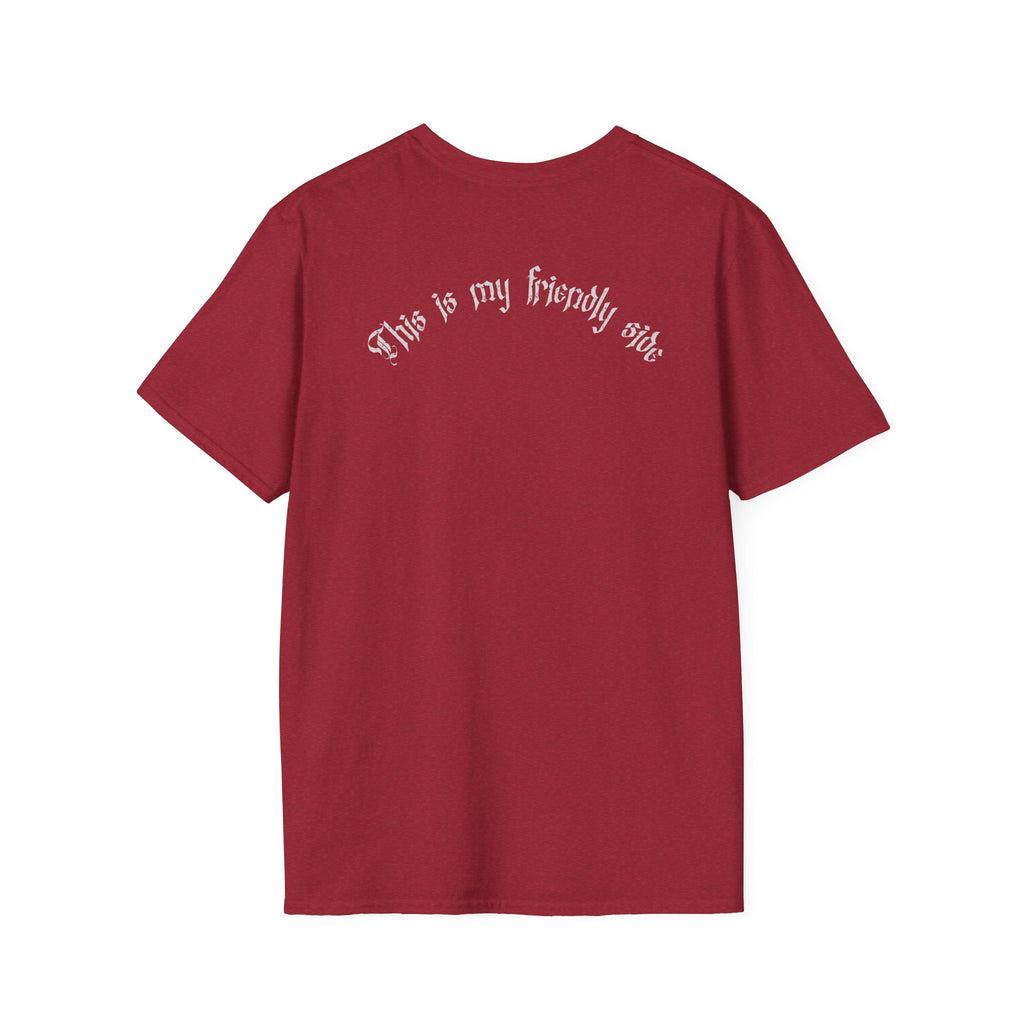 Angry Wolf Graphic T-Shirt — "This Is My Friendly Side"
