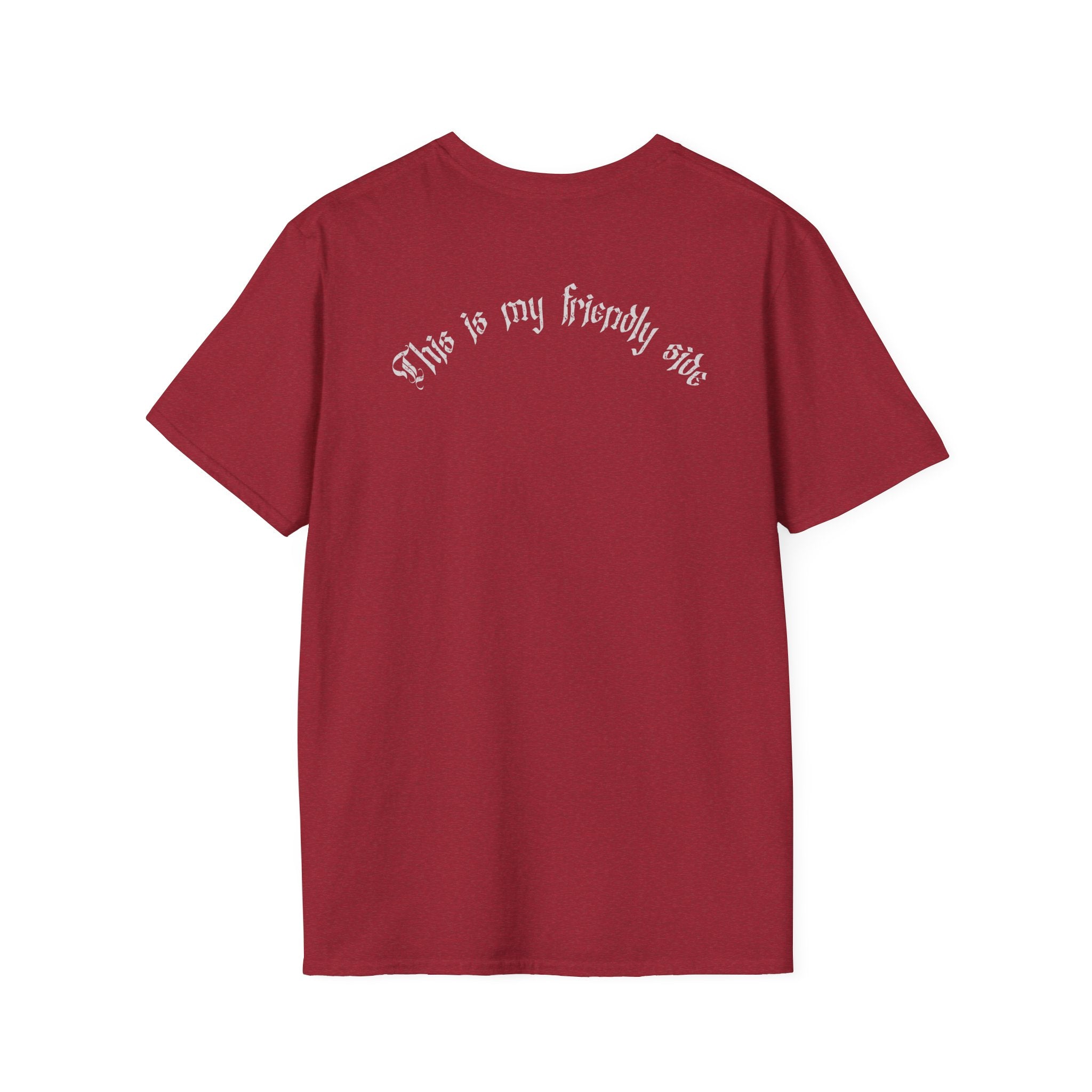Angry Wolf Graphic T-Shirt — "This Is My Friendly Side"