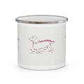 Enamel Mug — I Love My Dachshund Camping Cup