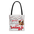 Tote Bag — "Single with Yorkie and Loving It" Cute Yorkie Lover Tote