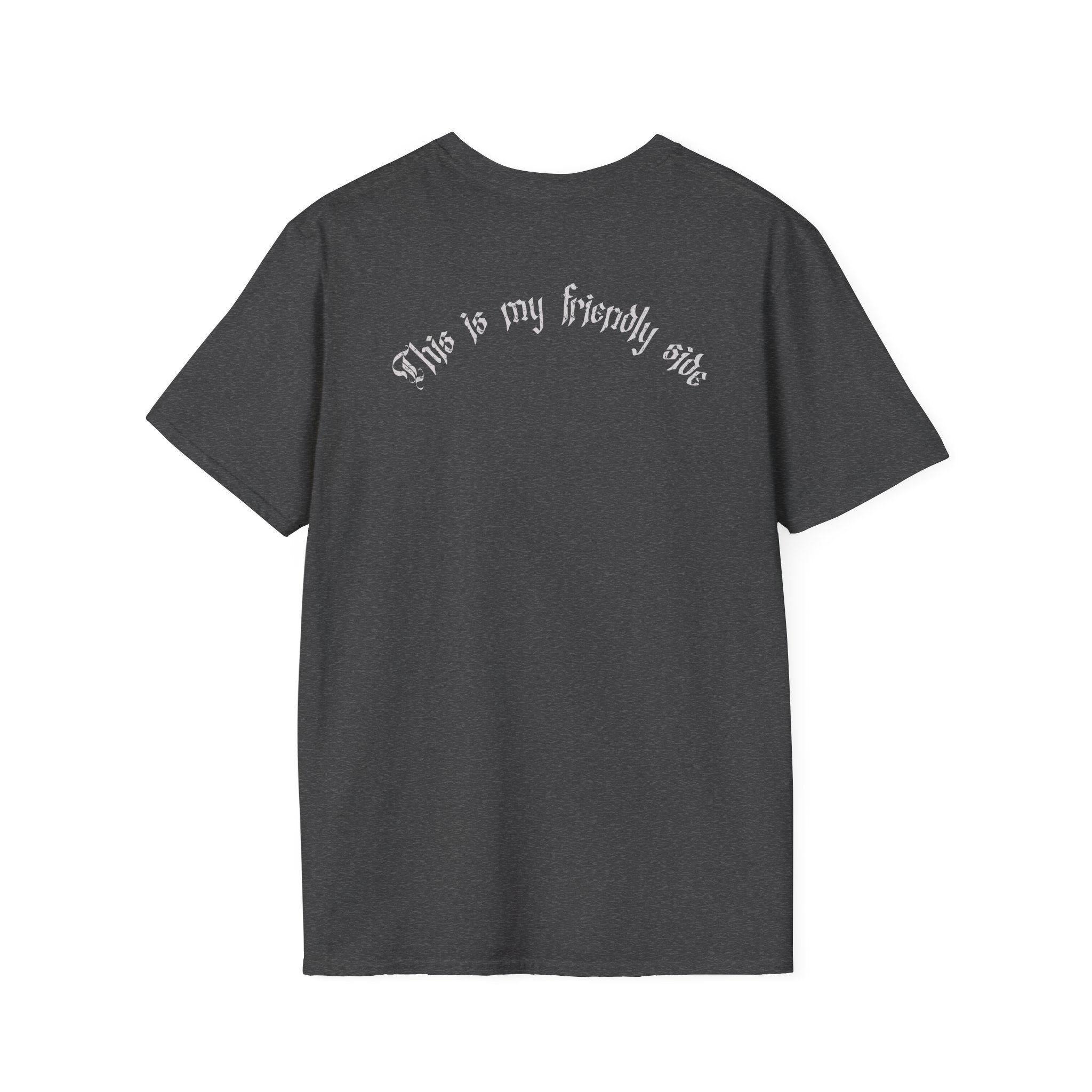 Angry Wolf Graphic T-Shirt — "This Is My Friendly Side"