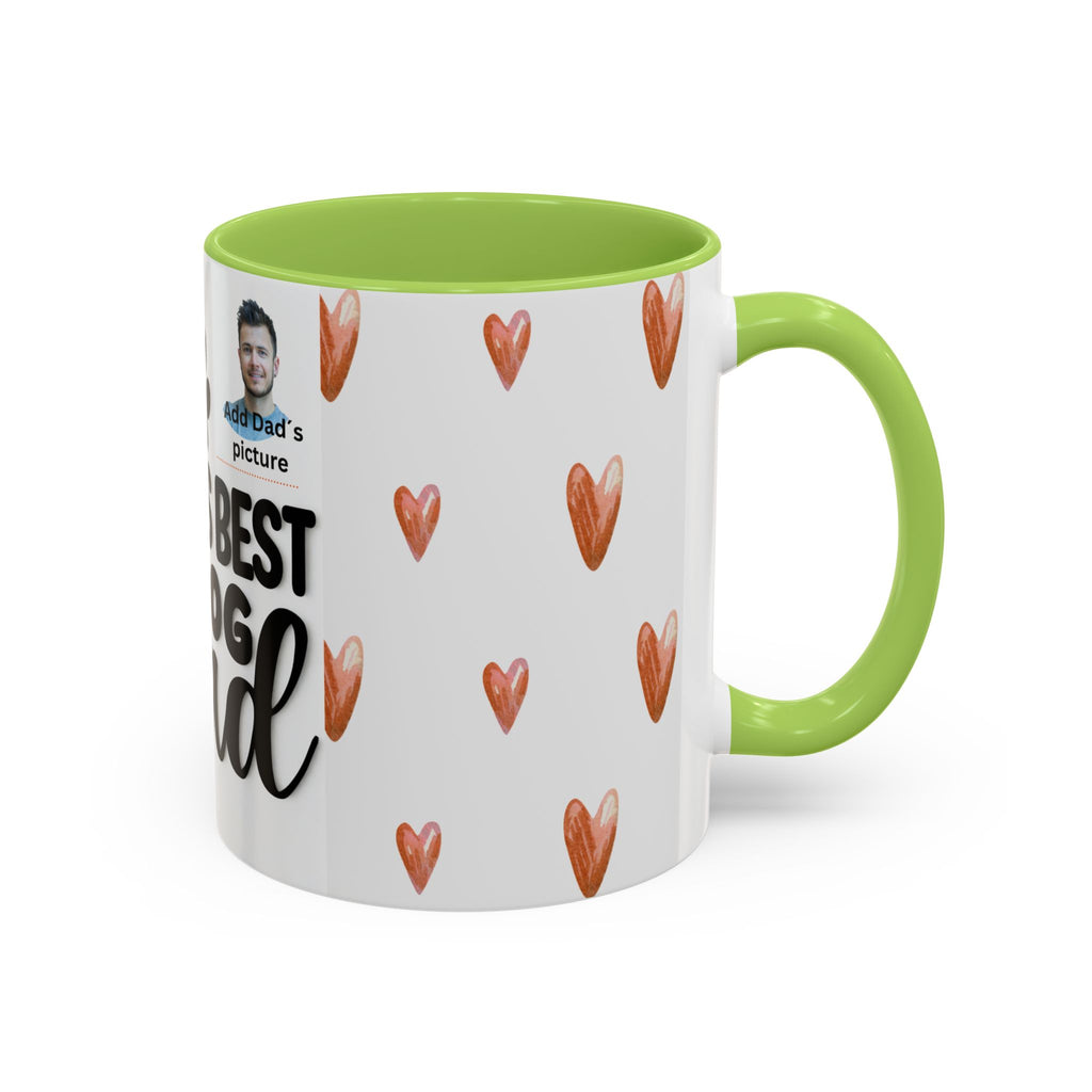 Personalised "World's Best Dog Dad" Coffee Mug — Custom Pet & Owner Photo