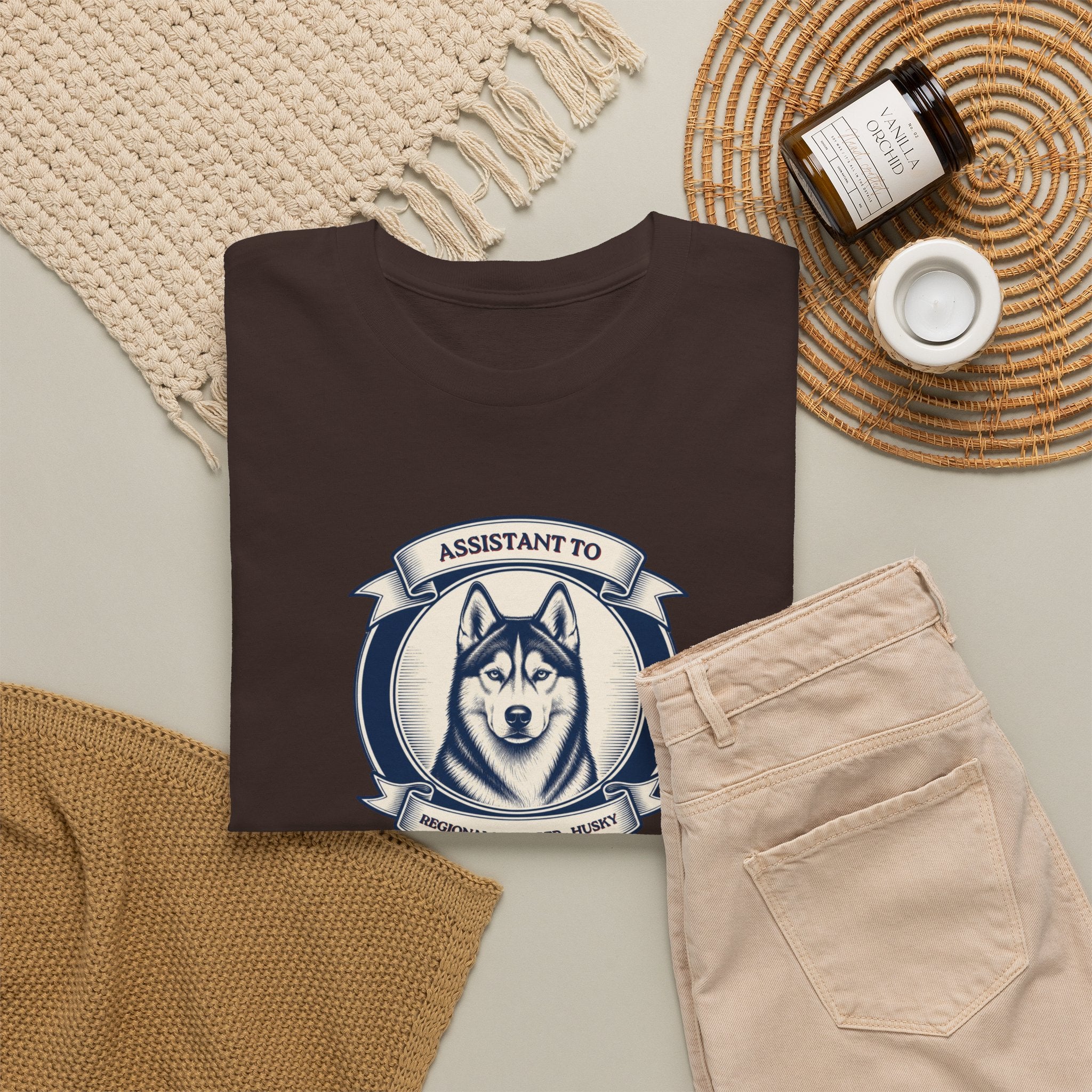 Husky T-Shirt — "I'm Not the Manager, I'm the One the Manager Reports To" Funny Husky Tee