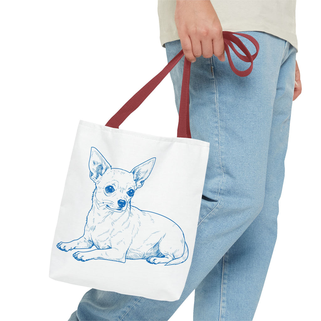 Chihuahua Dog Tote Bag — Cute Dog Lover Printed Tote
