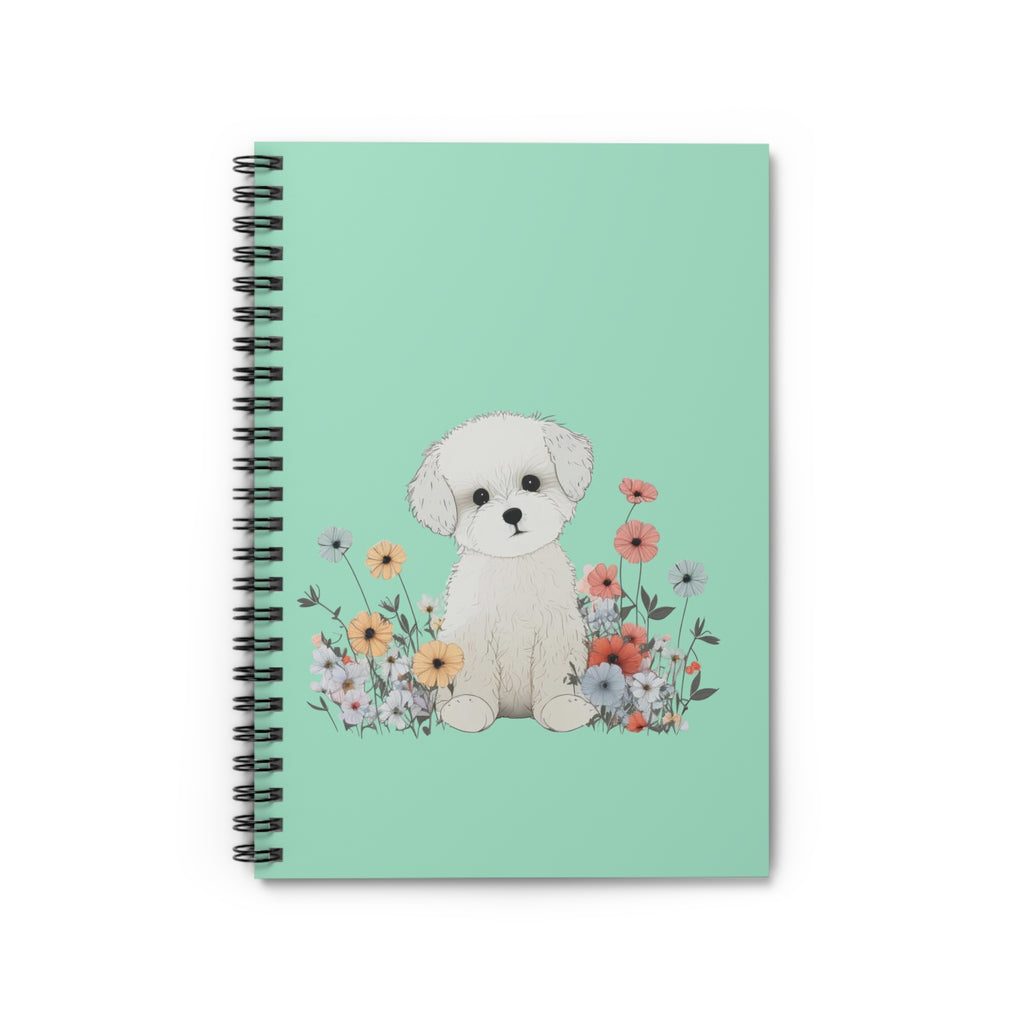 Notebook — "white puppyJournal