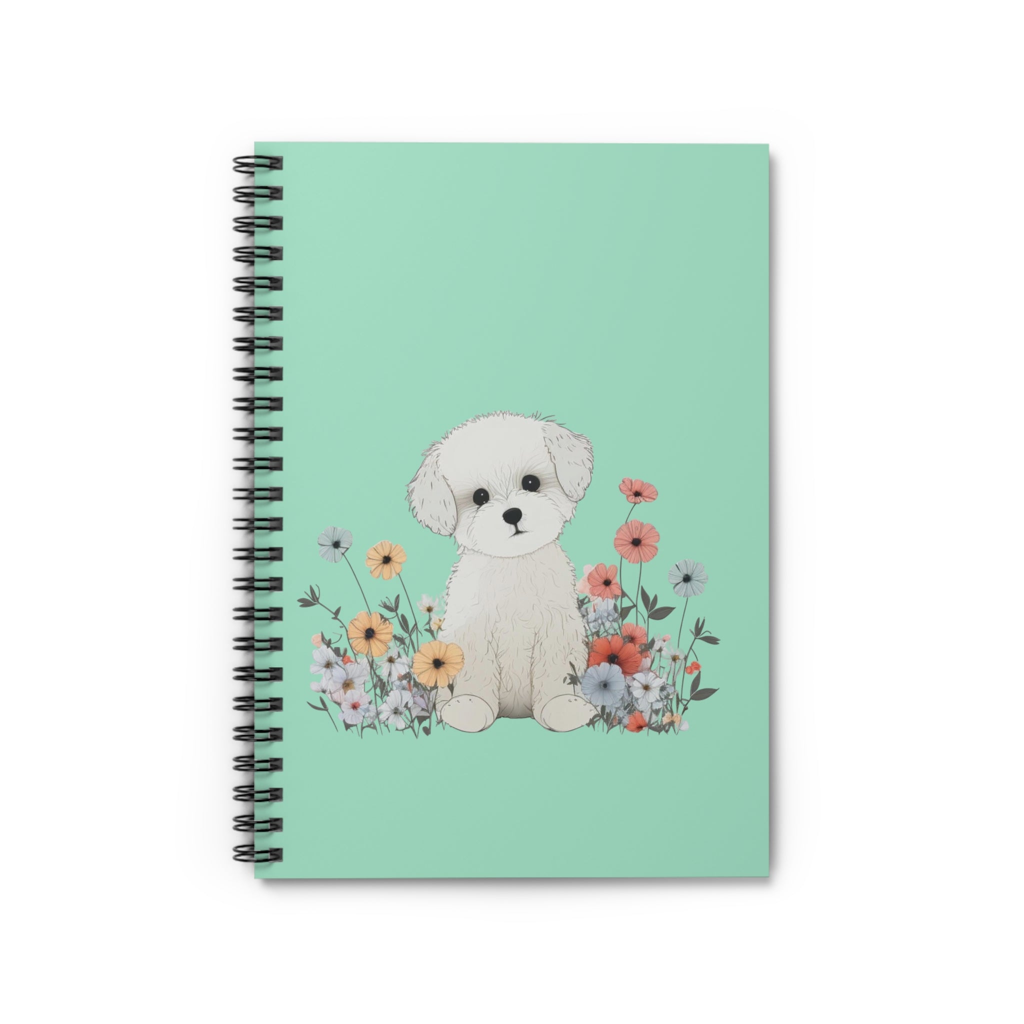Notebook — "white puppyJournal