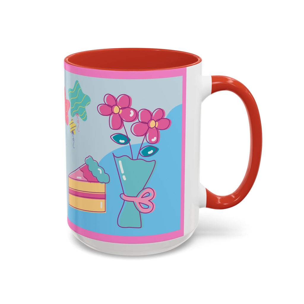Father's Day Coffee Mug – Cute Dog on Scooter Design (11/15oz)