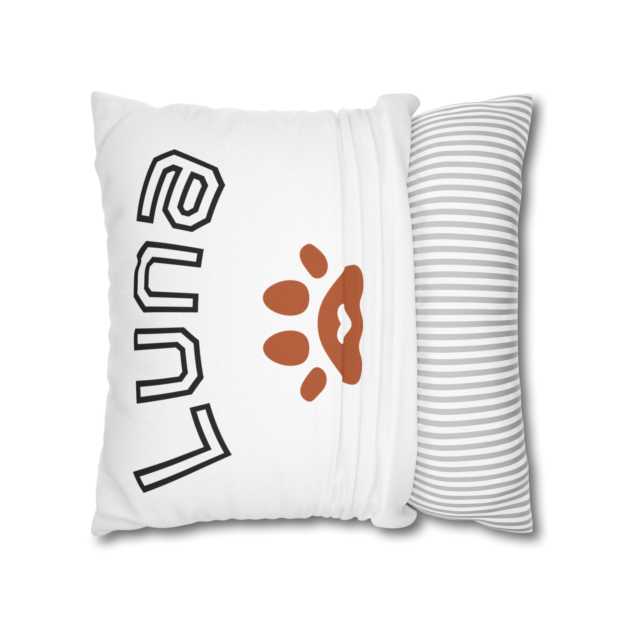 Black Labrador Dog Photo Pillowcase – Square Decorative Throw Pillow Cover