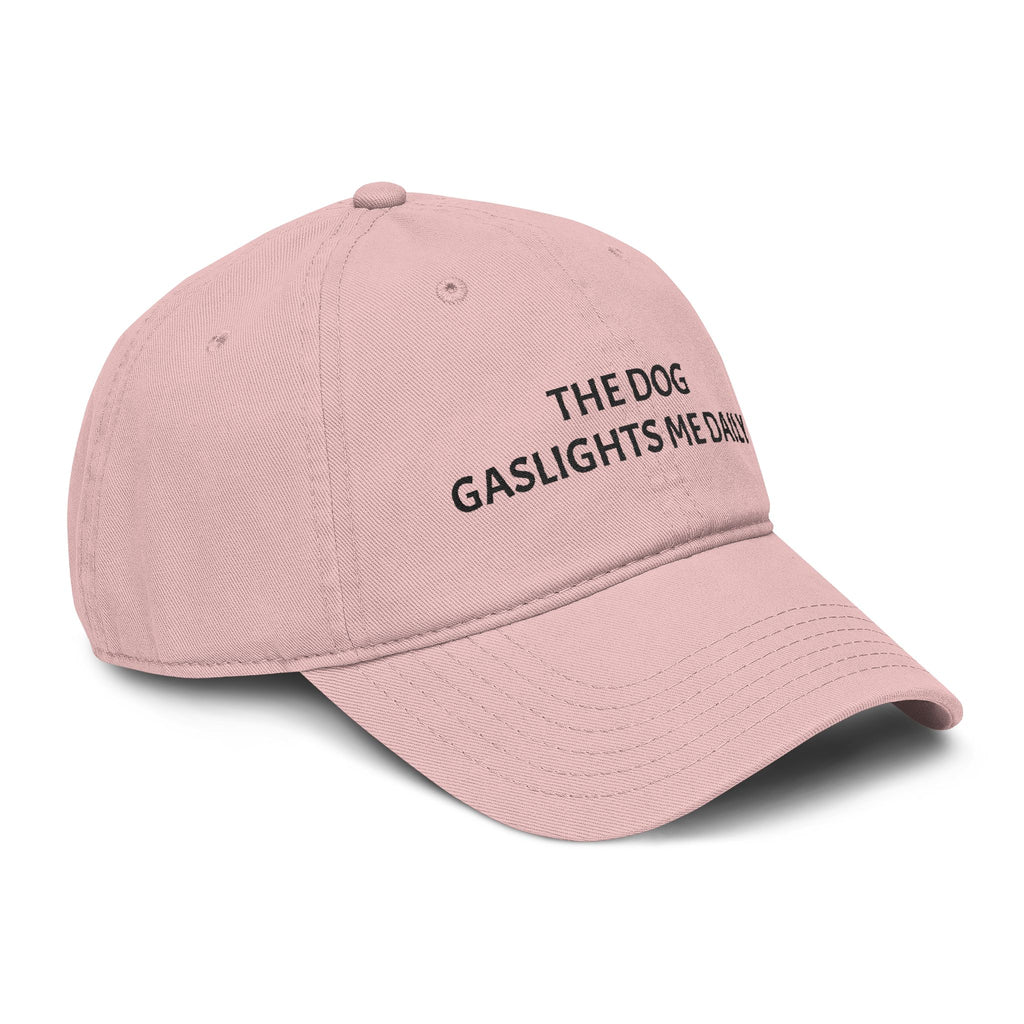 The Dog Gaslights Me Daily Funny Dog Lover Cap