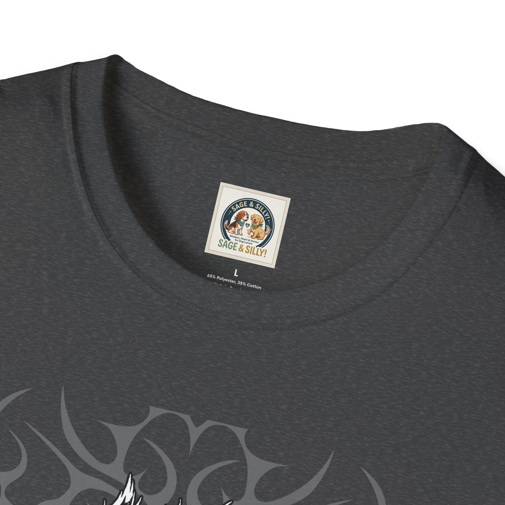 Angry Wolf Graphic T-Shirt — "This Is My Friendly Side"