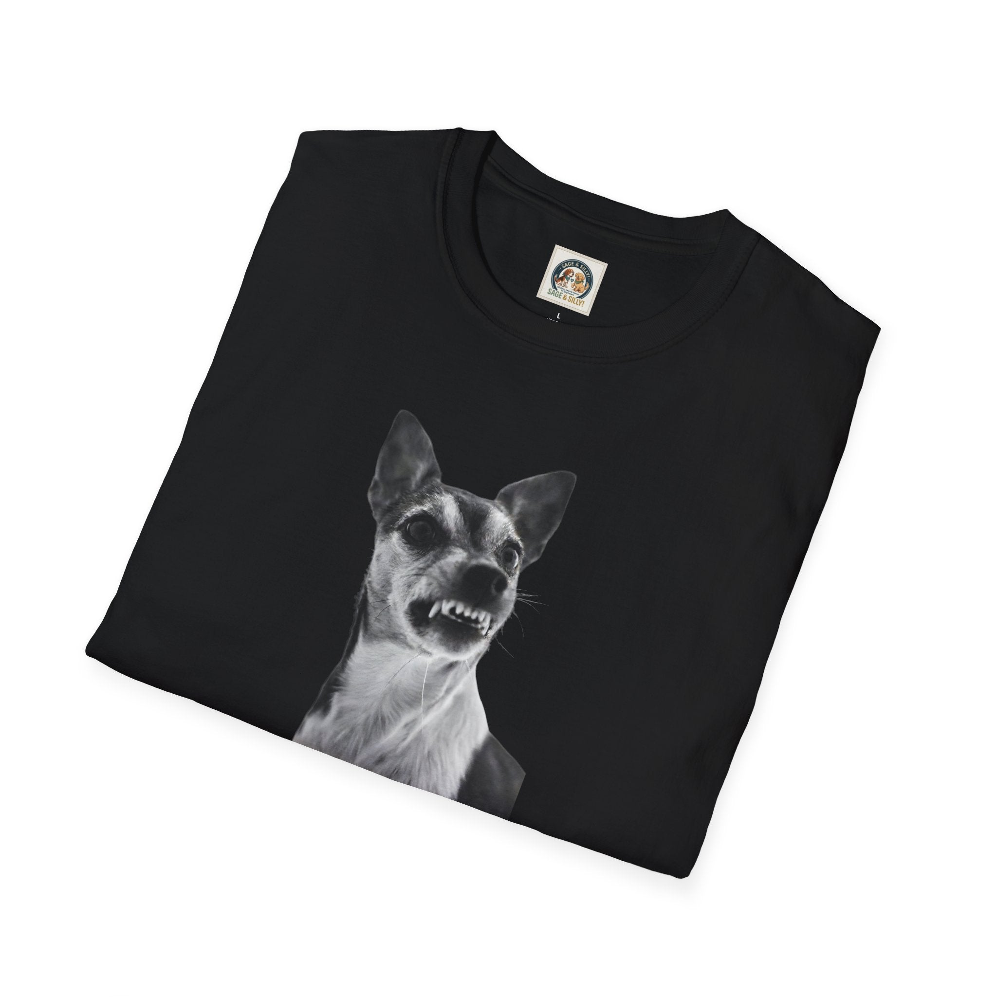 Angry Dog Graphic T-Shirt — "And?"