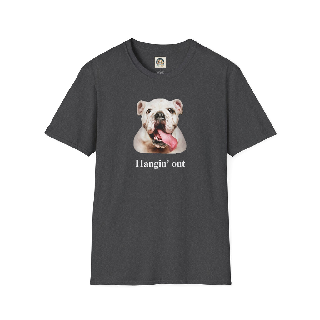 Bulldog Graphic T-Shirt — "Hangin' Out"