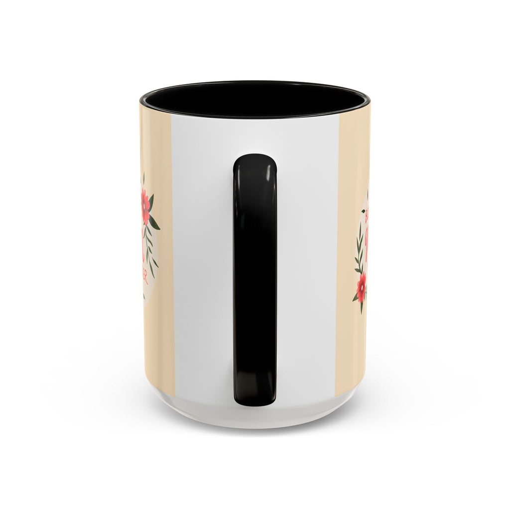 Best Mom Ever Coffee Mug — Cute Dachshund with Tulips