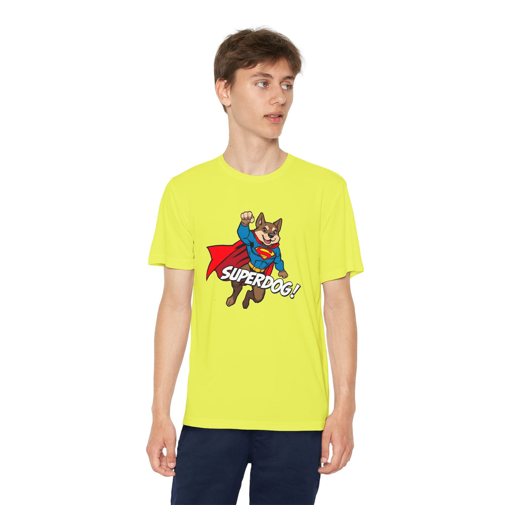 Kids Superdog T-Shirt — Youth Superhero Dog Tee ("SUPERDOG!")