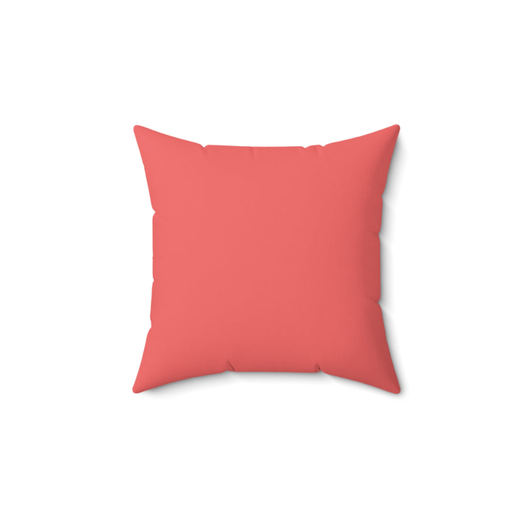 Dachshund Throw Pillow — Peeking Dog Portrait on Stripes | Faux Suede Dog Lover Gift