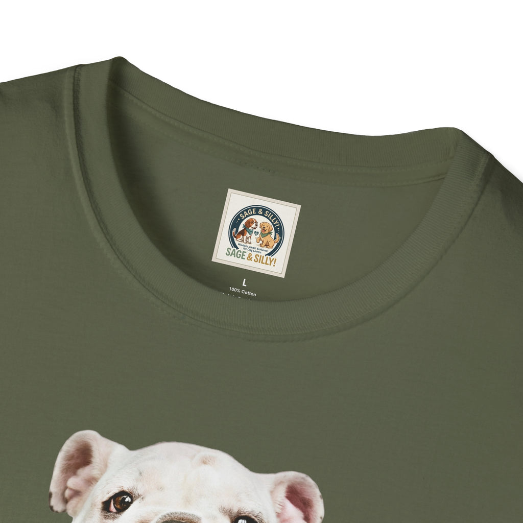 Bulldog Graphic T-Shirt — "Hangin' Out"