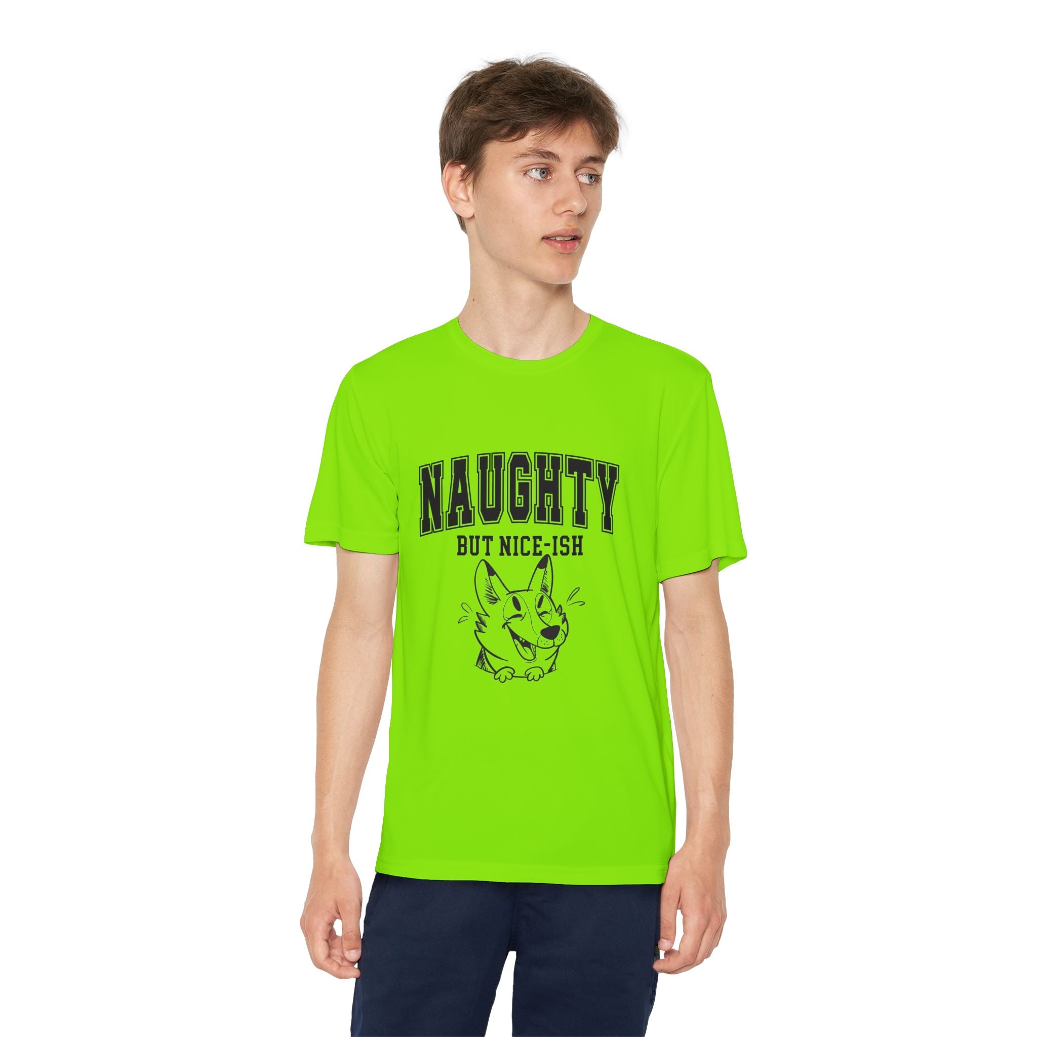 Youth Tee - "Naughty But Nice-ish" Graphic Shirt