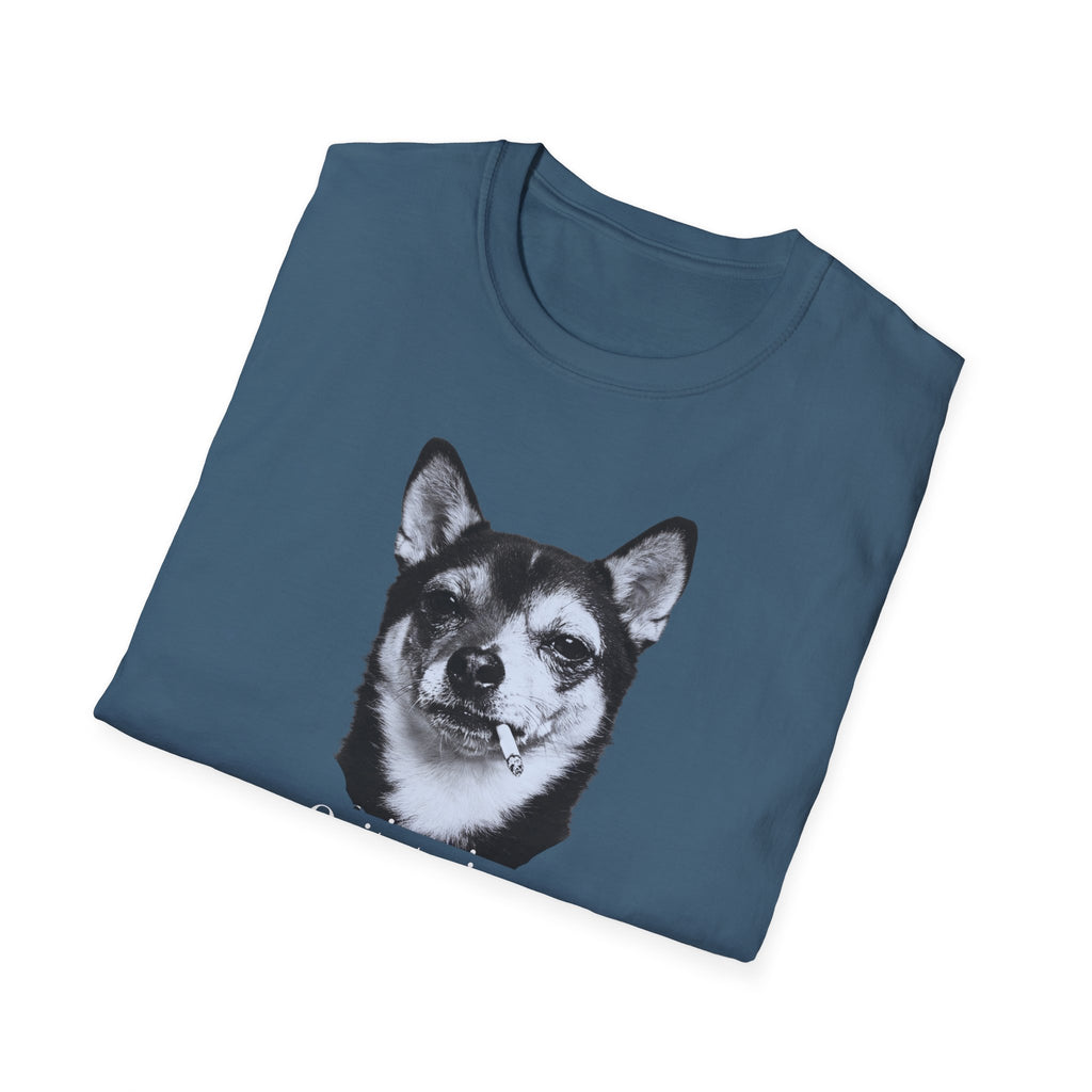 Dog Graphic T-Shirt — "Quit Staring... You're Killin' My Vibe"
