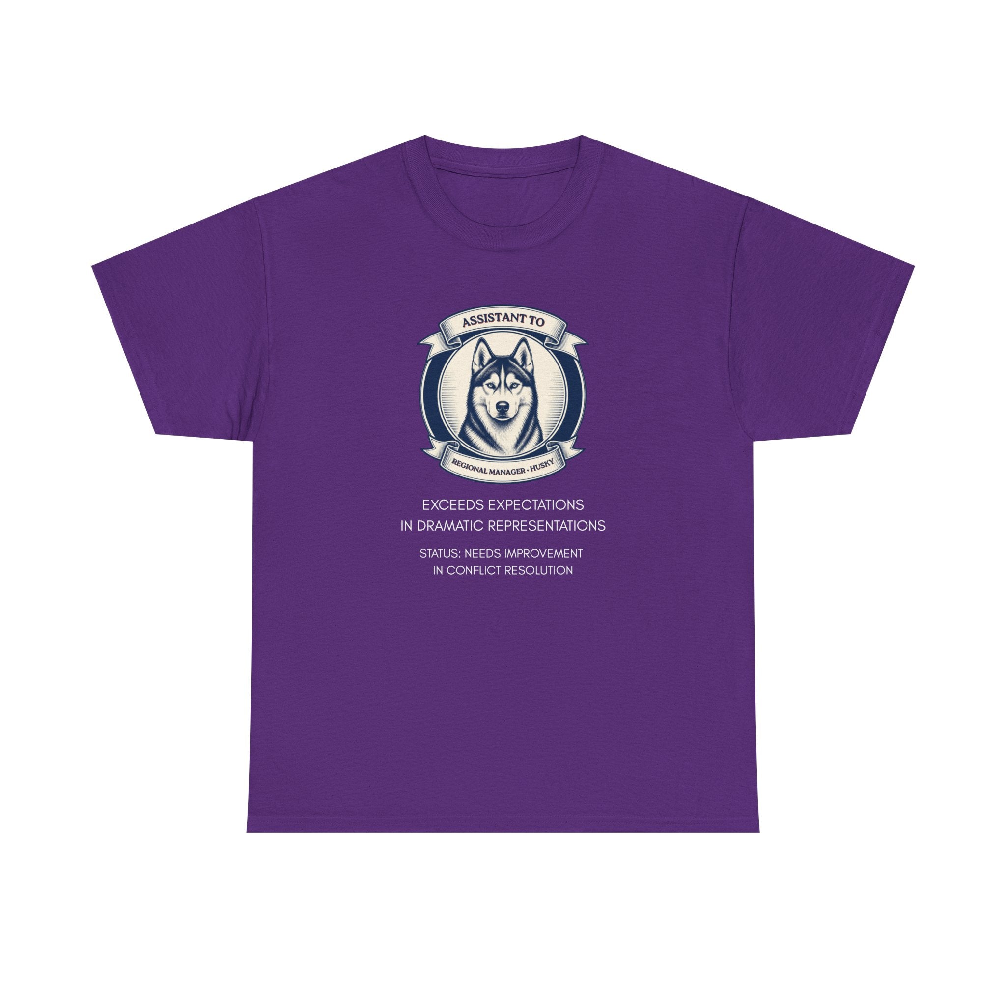 Husky T-Shirt — "I'm Not the Manager, I'm the One the Manager Reports To" Funny Husky Tee