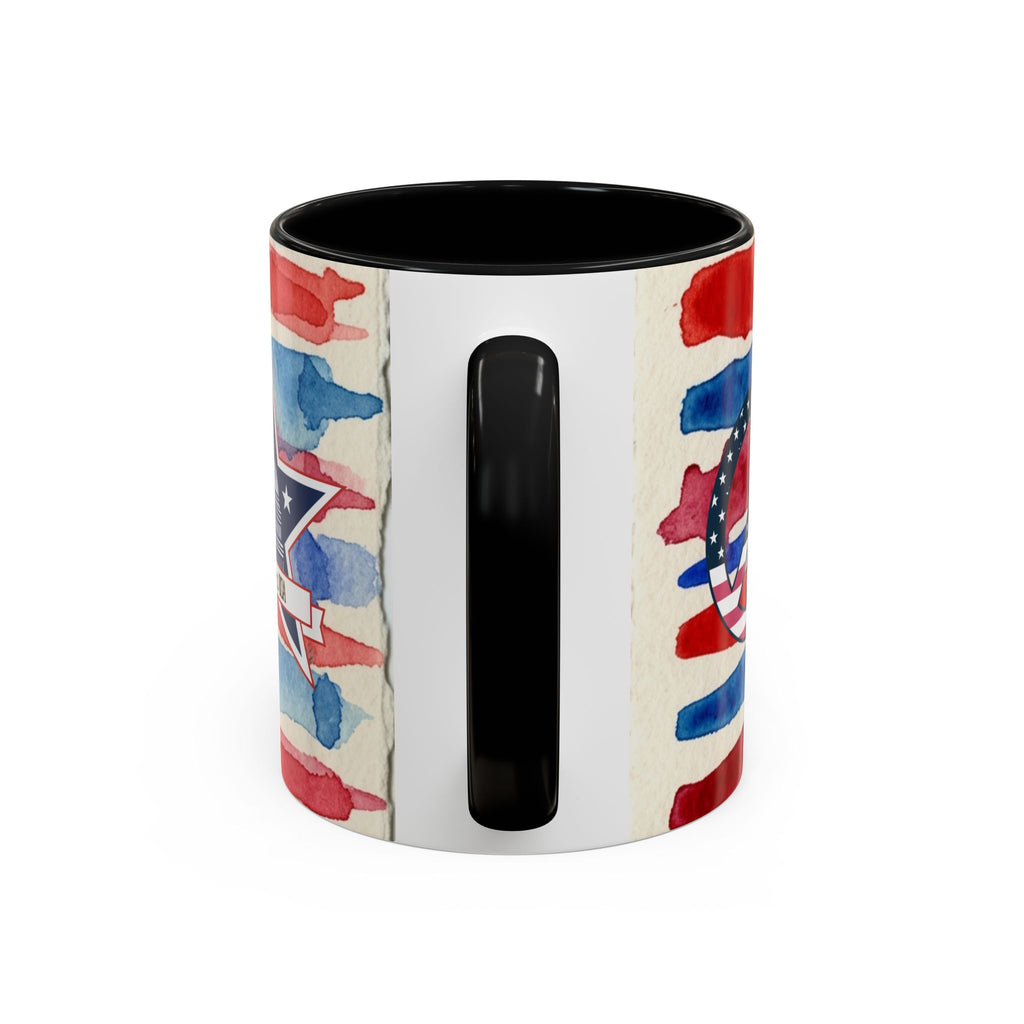 Independence Day Husky Coffee Mug — Happy 4th of July Patriotic Accent Mug (11/15oz)