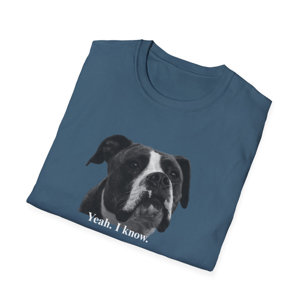 Boxer Graphic T-Shirt — "Yeah. I know."