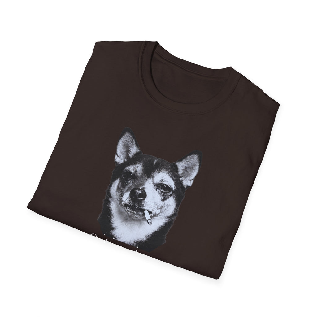 Dog Graphic T-Shirt — "Quit Staring... You're Killin' My Vibe"