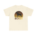 Boxer Dog Retro Sunset T-Shirt – Unisex Dog Lover Graphic Tee