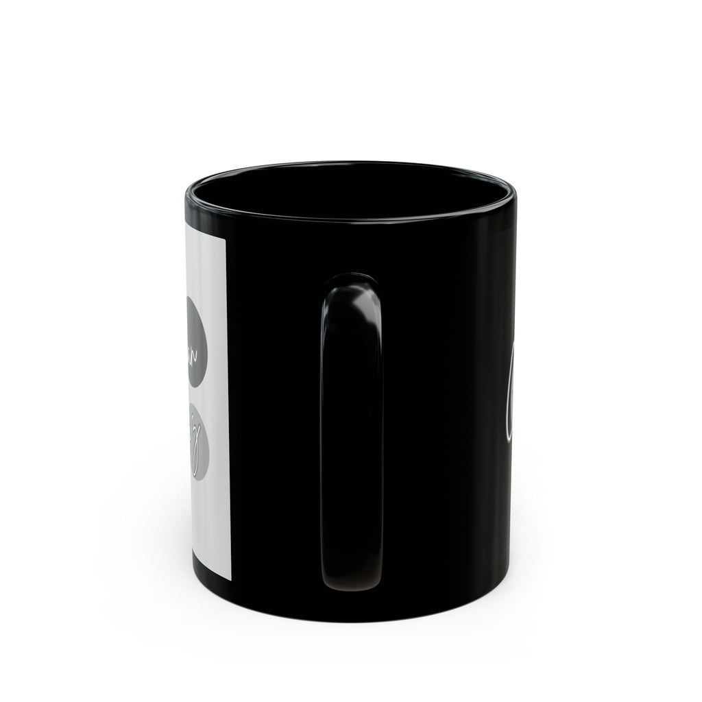 Siberian Husky Black Coffee Mug — 11oz/15oz Dog Lover Gift