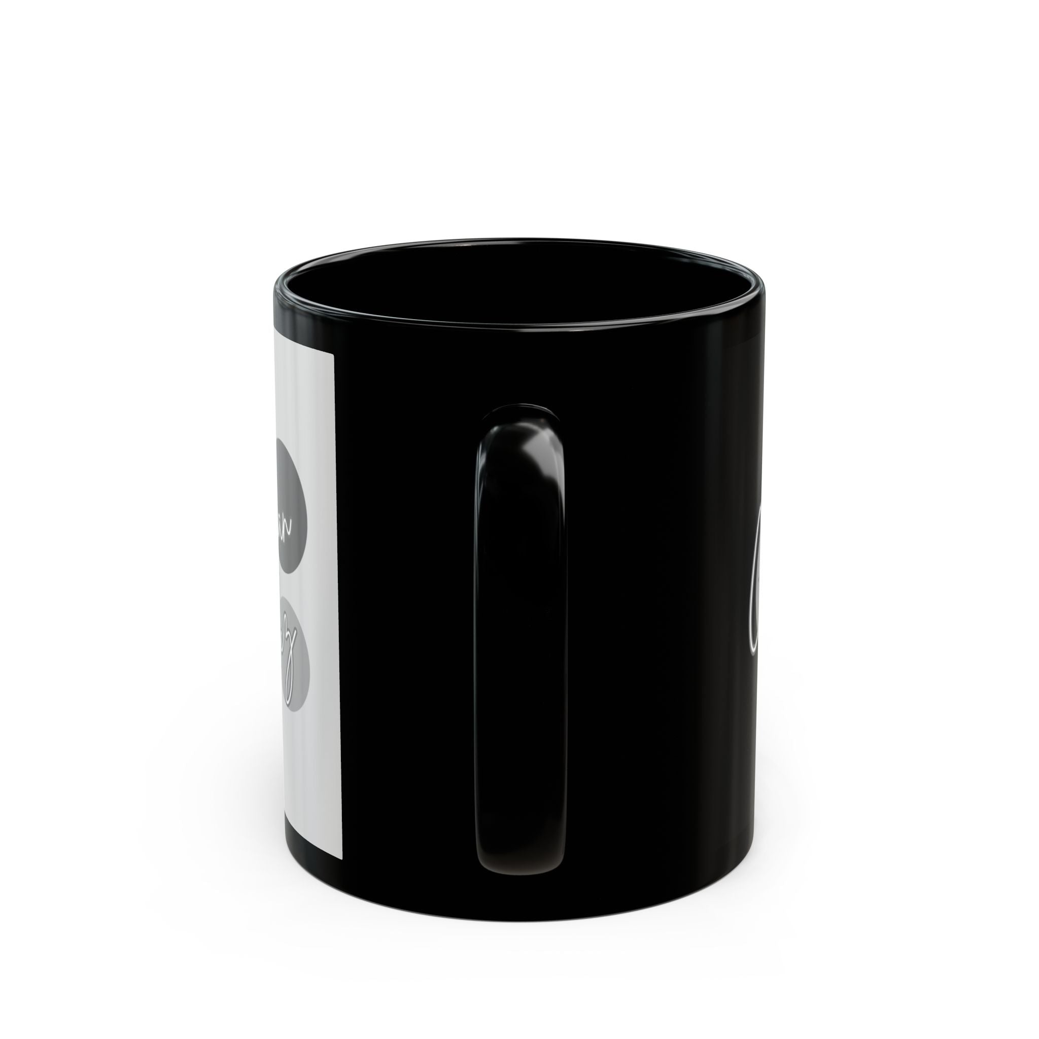 Siberian Husky Black Coffee Mug — 11oz/15oz Dog Lover Gift