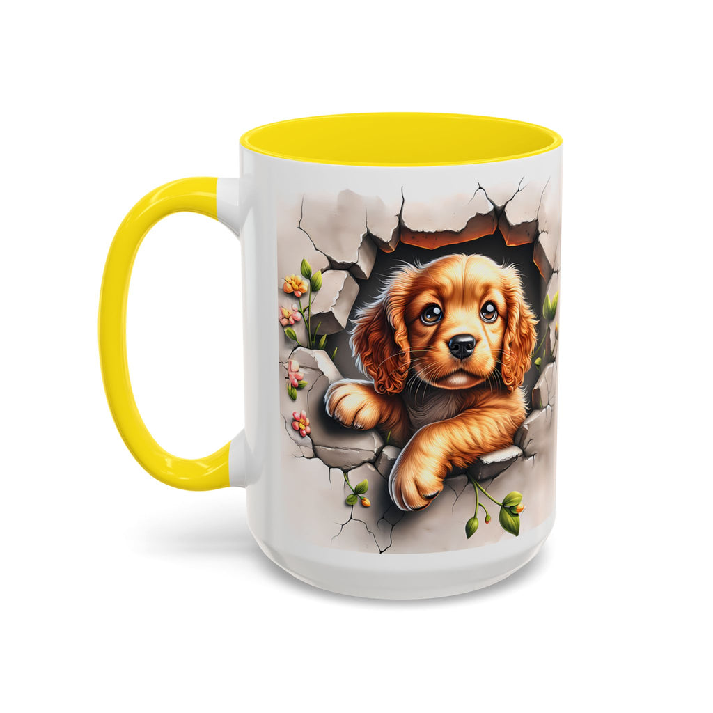 Cocker Spaniel Puppy Coffee Mug — Cute Accent Mug