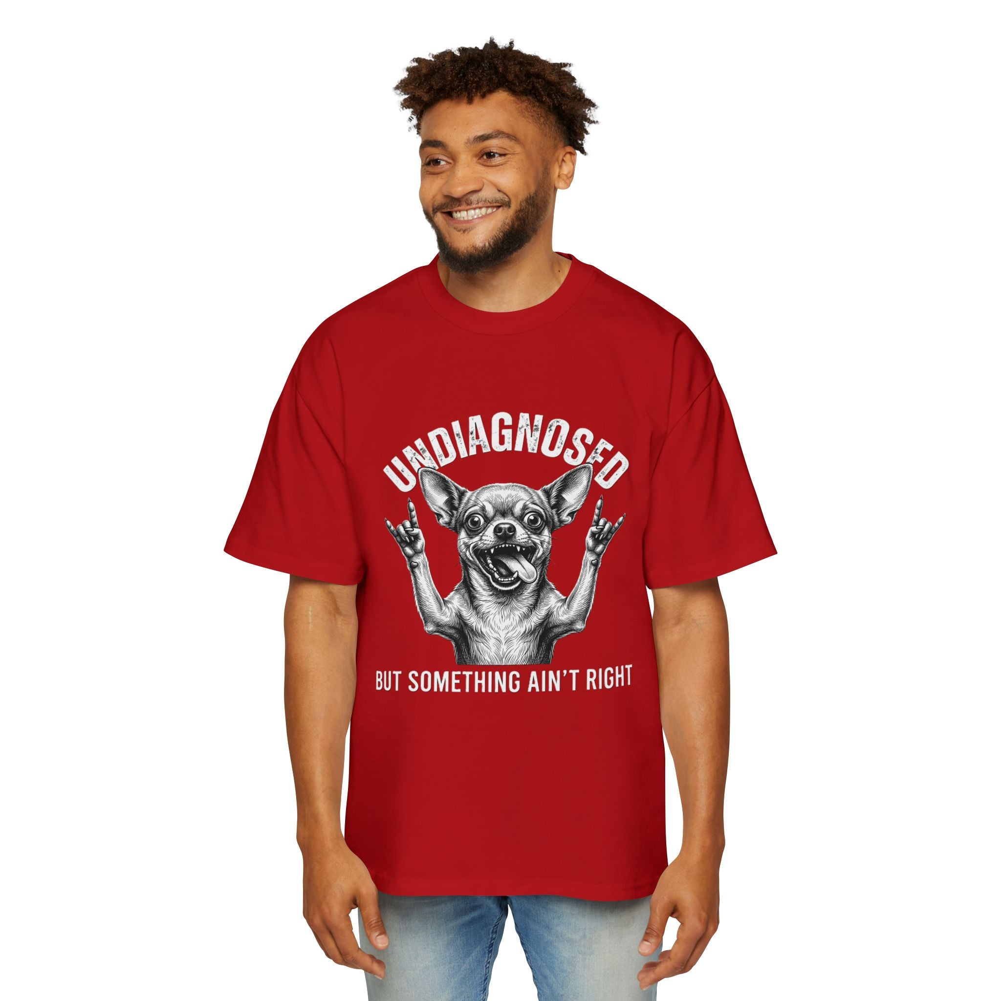 Undiagnosed But Something Ain't Right Dog Tee — Funny Chihuahua Graphic T-Shirt